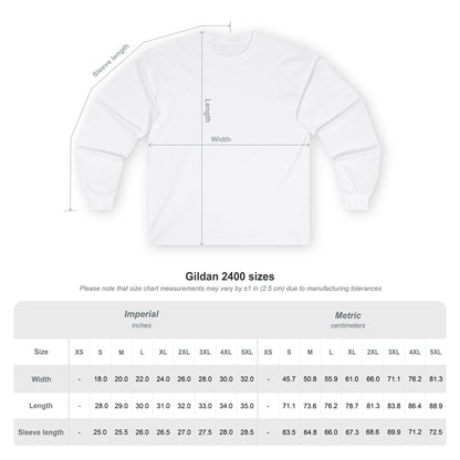 Unisex Ultra Cotton Long Sleeve Tee-Size S-2XL